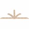Ekena Millwork Redmond Smooth Timber Gable Bracket, Douglas Fir, 96"W x 44"H x 1 1/2"D x 5 1/2"F, 11/12 Pitch GBW096X44X0206RED00SDF - alternate 2